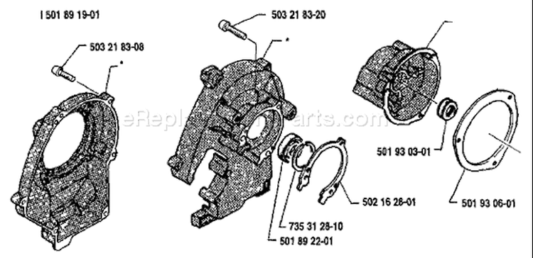 Page F Diagram and Parts List for 18RL 18 RL 1988-05 Husqvarna Trimmer