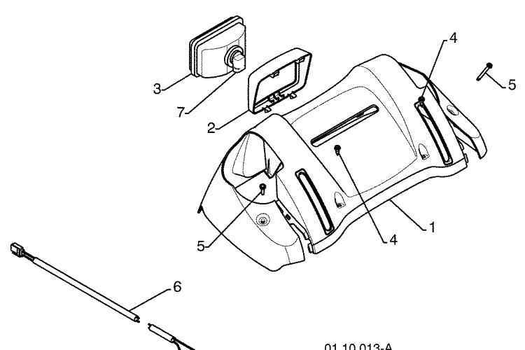 Lever Springs Diagram and Parts List for 1130SB (96193004300)(2008-11) Husqvarna Snow Blower