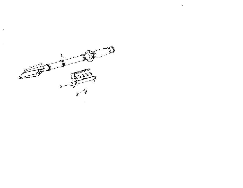 Cleanout tool Diagram and Parts List for ST227P-96193009702  Husqvarna Snow Blower