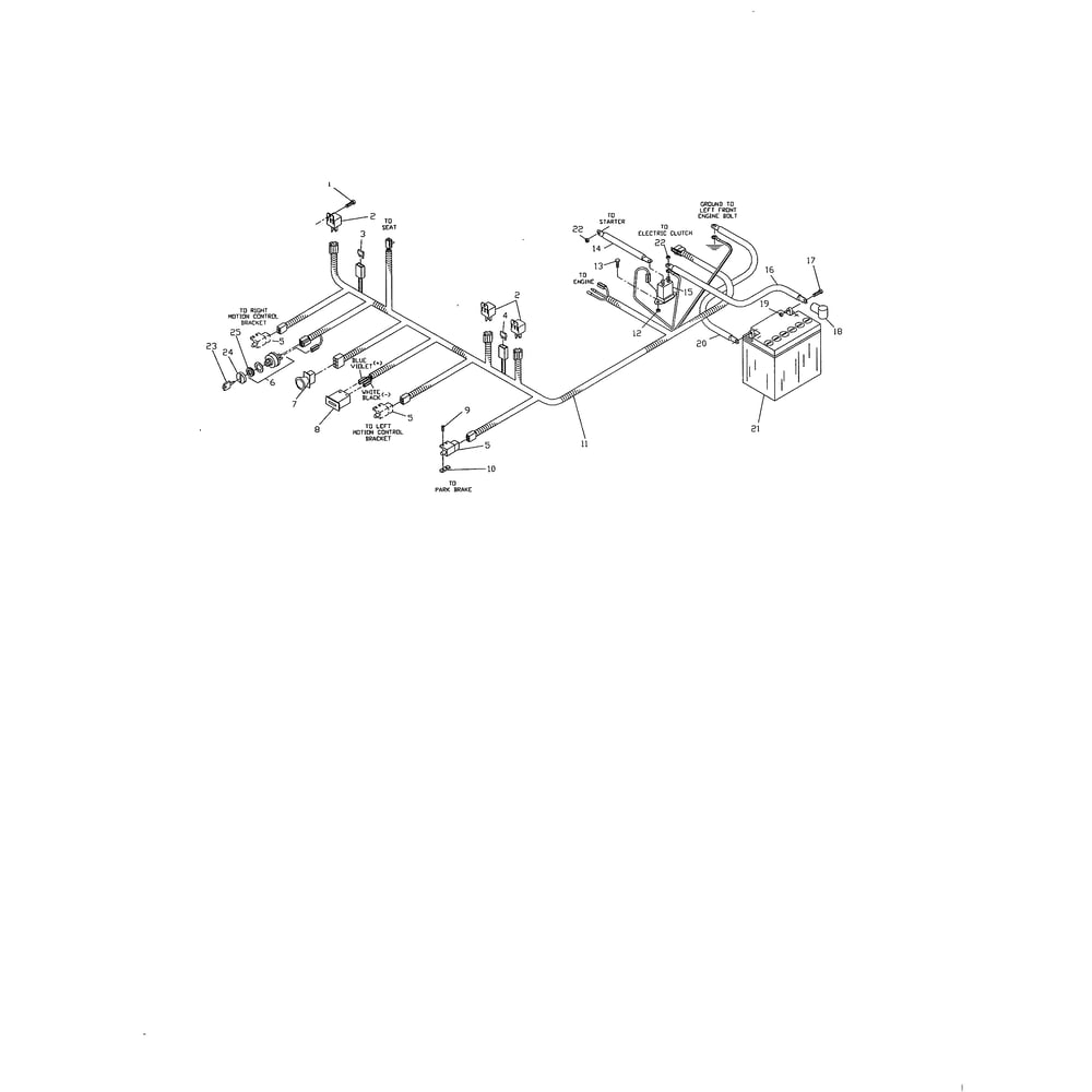Wiring (Kawasaki Only) Diagram and Parts List for ZTHQL4221A 968999172 Husqvarna Lawn Tractor