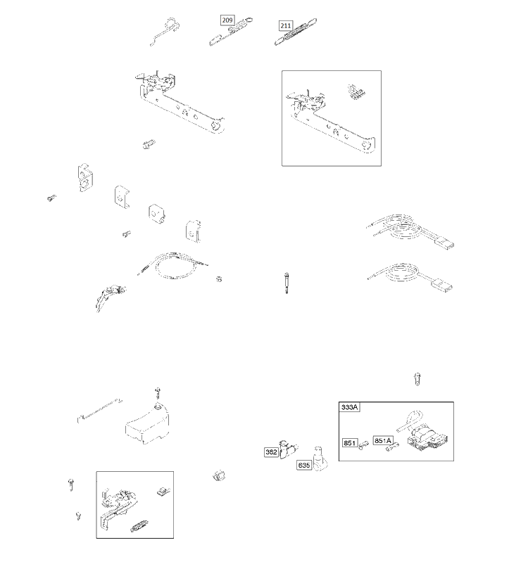 Cover Diagram and Parts List for 09T5022229H1 2017-01 Husqvarna Engine