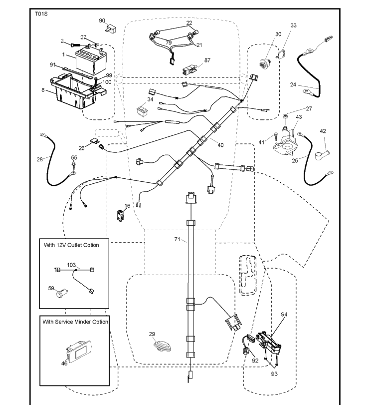 Electrical Diagram and Parts List for LT2223A2 (96041014401)(2010-02) Husqvarna Lawn Tractor