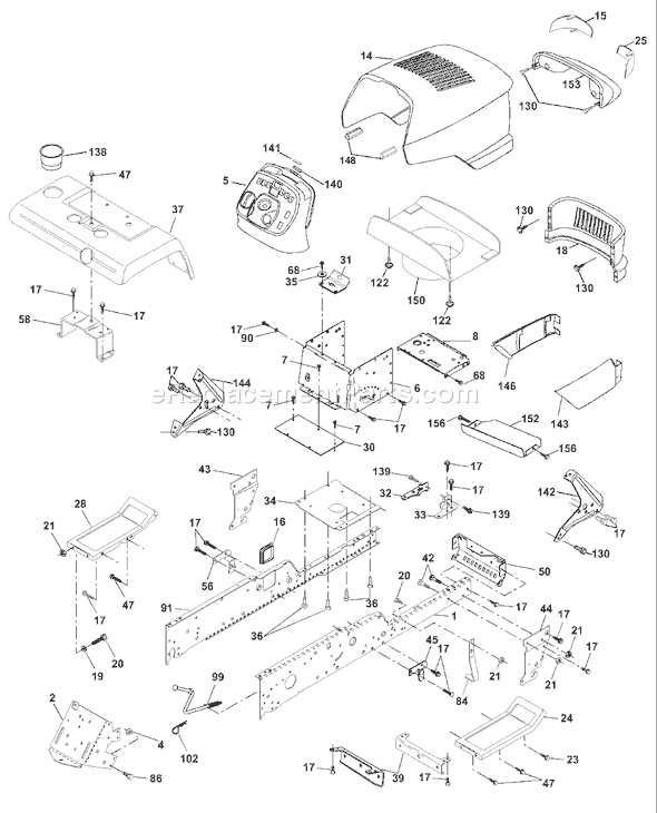 Page A Diagram and Parts List for GTH2250XPA (954567116) (2001-01) Husqvarna Lawn Tractor
