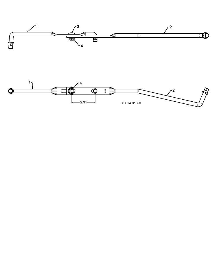 Assembly 2 Diagram and Parts List for 15530SBLS 2009-08 Husqvarna Snow Blower