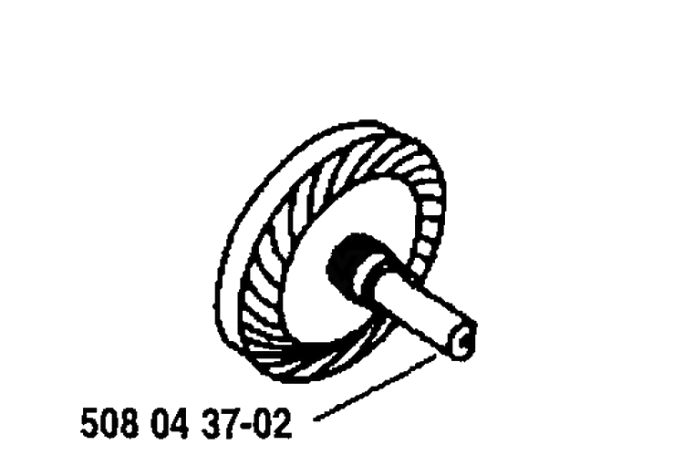 Gear Wheel Diagram and Parts List for ELECTRIC1400 1995-09 Husqvarna Chainsaw