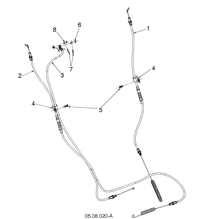 Control Panel And Discharge Chute 10 Diagram and Parts List for ST224 (97046850100)(2020-05) Husqvarna Snow Blower