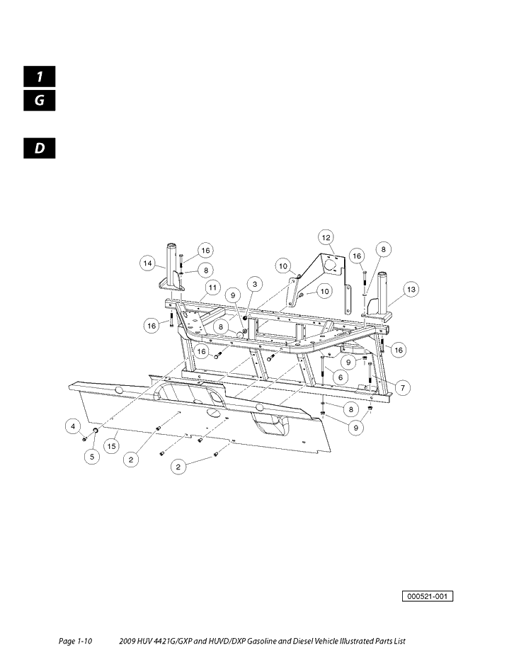 Frame 12 Diagram and Parts List for MZ54 (97045580100)(2019-12) Husqvarna Lawn Mower