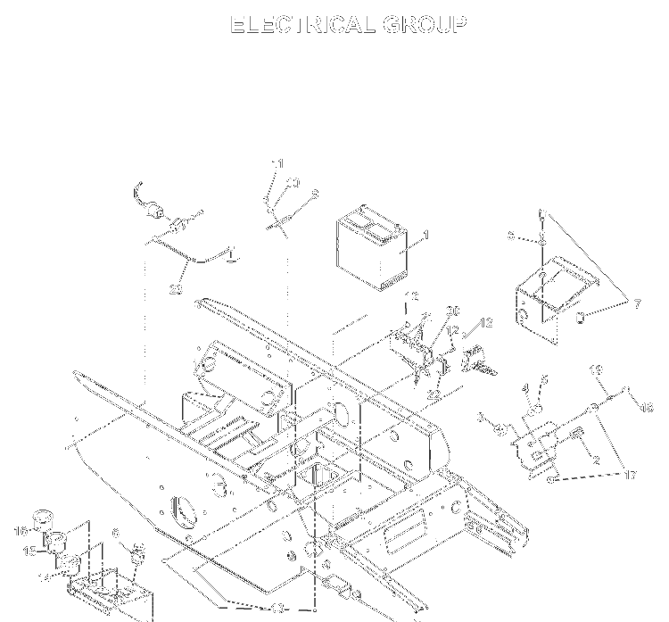 Electrical Diagram and Parts List for BZE7234D (033600000 & HIGHER)(2004-01) Husqvarna Lawn Tractor