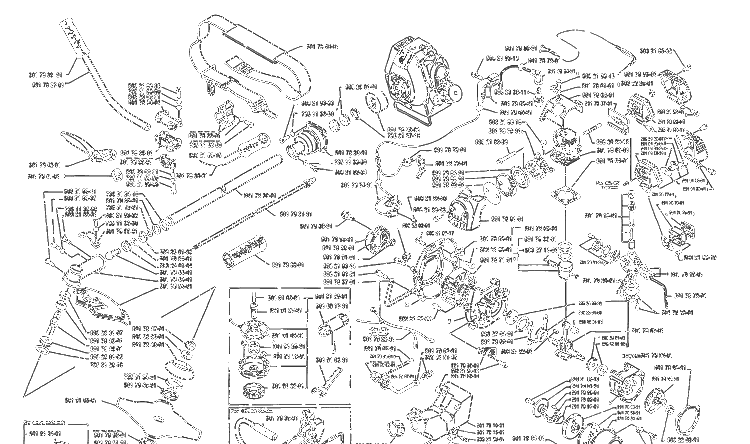 General Assembly Diagram and Parts List for 4R 1983-01 Husqvarna Trimmer