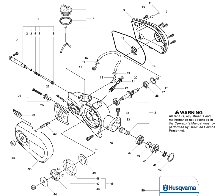 Cutting Equipment Diagram and Parts List for 128LDX (966589201)(2010-05) Husqvarna Trimmer