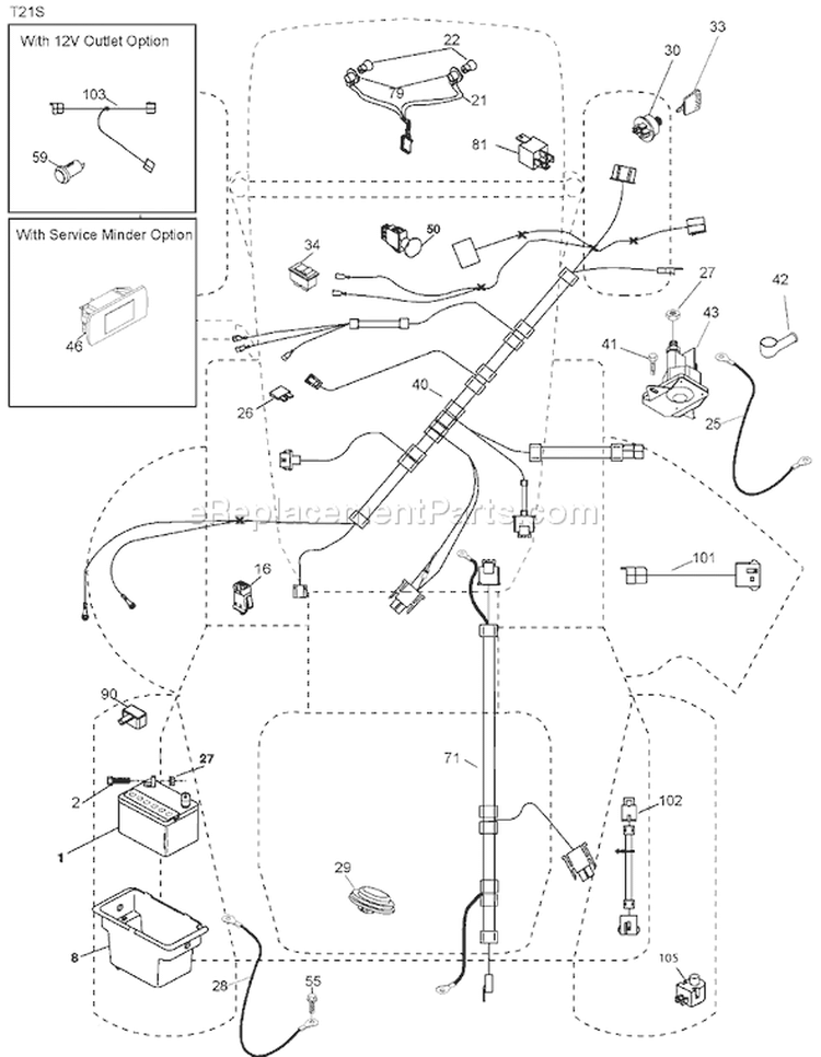 Page D Diagram and Parts List for 2246LS 2246 LS 96043004300 -2008-01 Husqvarna Lawn Tractor