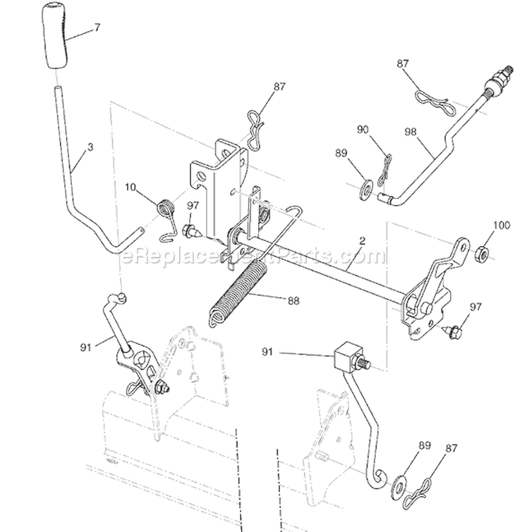 Page G Diagram and Parts List for 2246LS 2246 LS 96043004300 -2008-01 Husqvarna Lawn Tractor