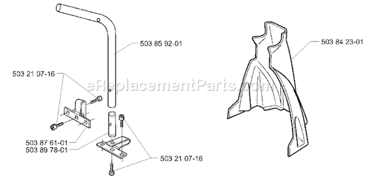 Page I Diagram and Parts List for 225HBV 225 HBV 2000-01 Husqvarna Leaf Blower / Vacuum