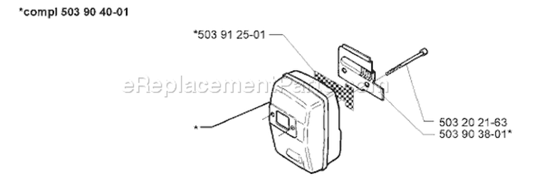 Page K Diagram and Parts List for 225LITE 225 Lite 106 25 20-16 -1998-12 Husqvarna Trimmer