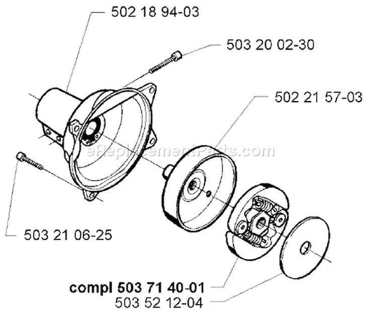 Page D Diagram and Parts List for 225LITE 225 Lite 106 25 20-16 -1998-12 Husqvarna Trimmer