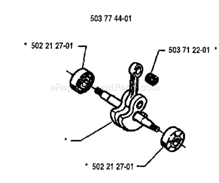Page E Diagram and Parts List for 225RD 225 RD 1994-06 Husqvarna Trimmer