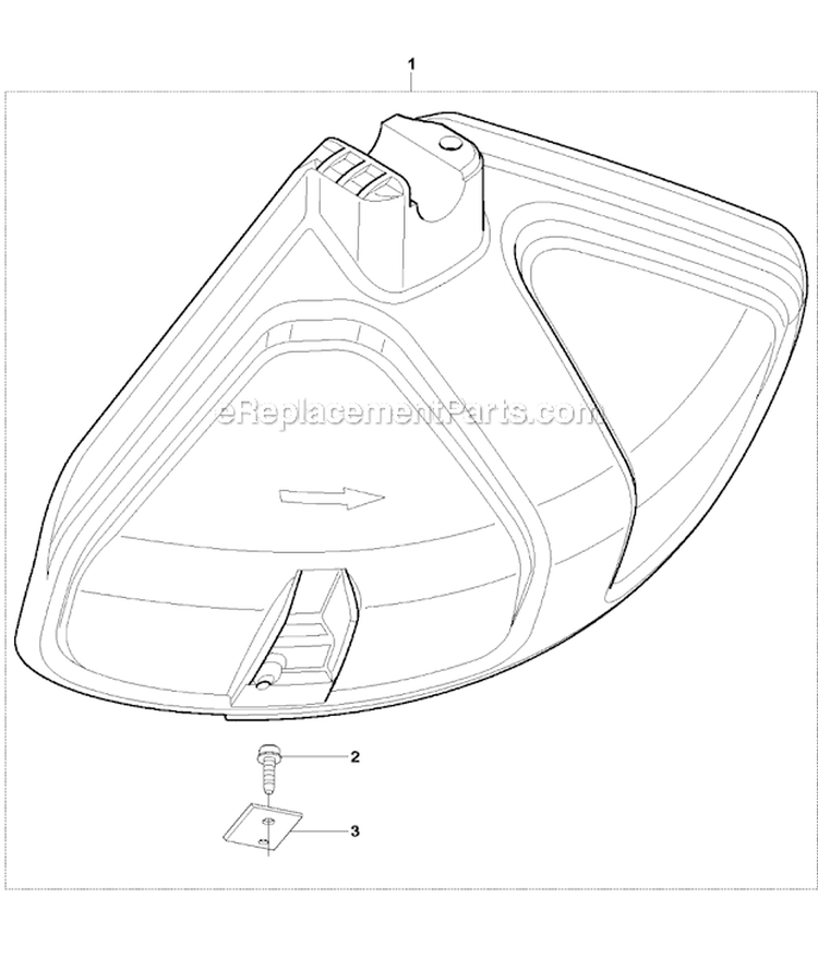 Guards Diagram and Parts List for 226RJ 2012-06 Husqvarna Brush Cutter