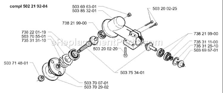 Page G Diagram and Parts List for 227RD 227 RD 1999-09 Husqvarna Trimmer