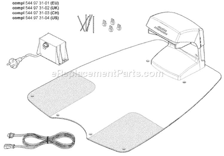 Page E Diagram and Parts List for 230ACX 230 ACX 2007-07 Husqvarna Lawn Mower