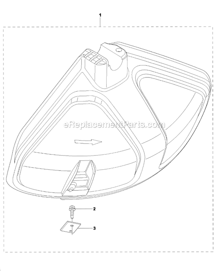 Accessories 1 Diagram and Parts List for 233RJ 2011-07 Husqvarna Brush Cutter