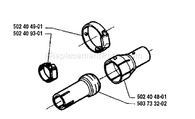Page C Diagram and Parts List for 235P 235 P 1995-01 Husqvarna Pole Saw