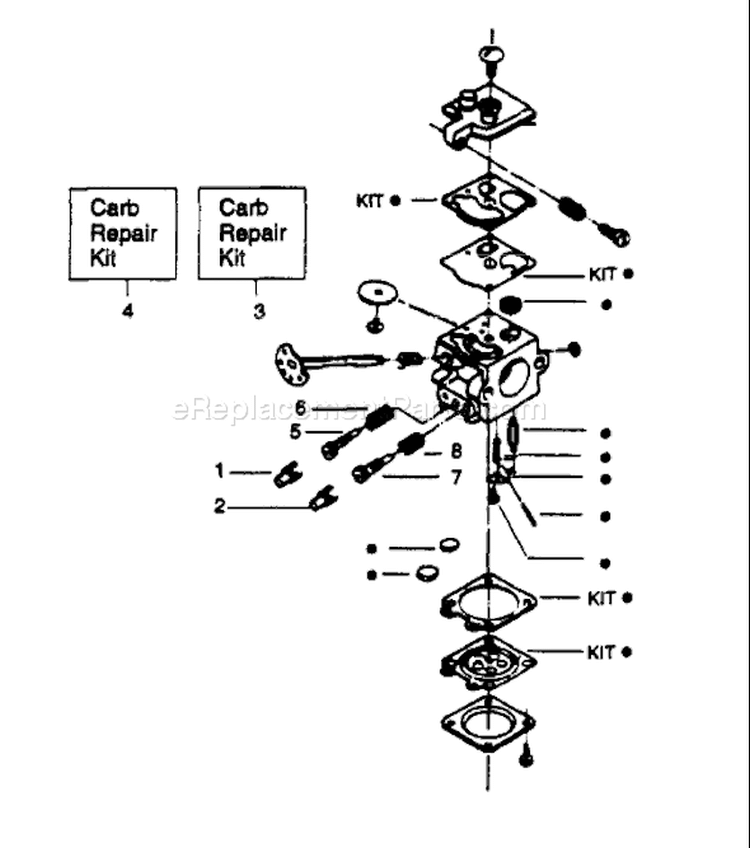 Page A Diagram and Parts List for 23C(530083963) 23 C 530083963 -1997-07 Husqvarna Chainsaw