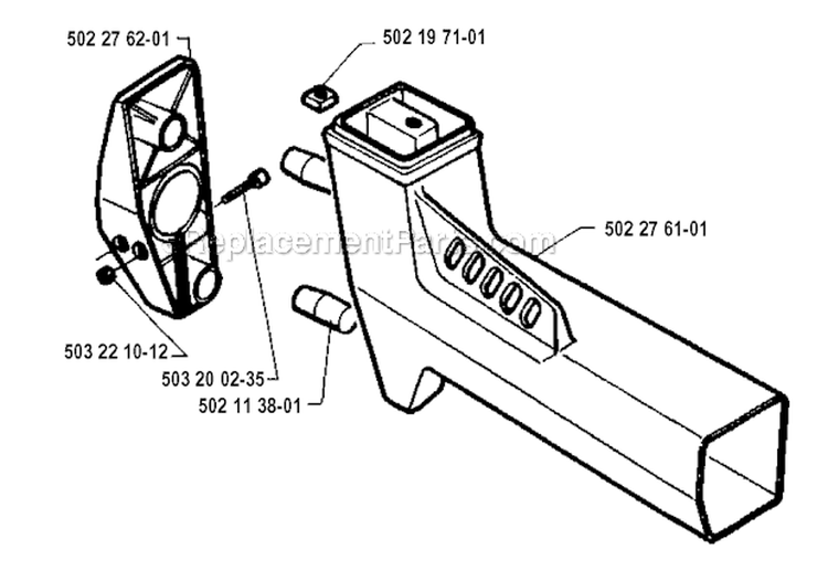Tower Diagram and Parts List for 240R 1994-04 Husqvarna Brush Cutter