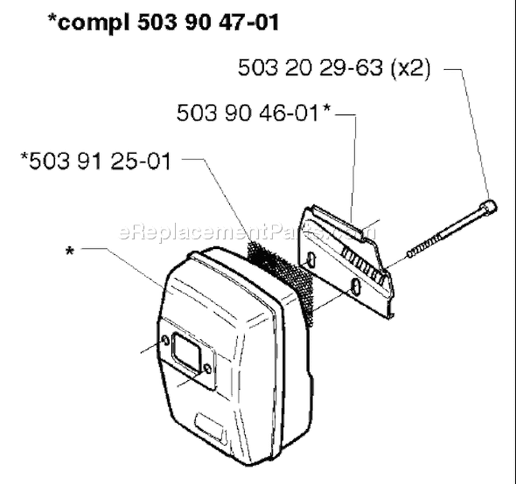 Page L Diagram and Parts List for 240L 240 L 1998-11 Husqvarna Trimmer