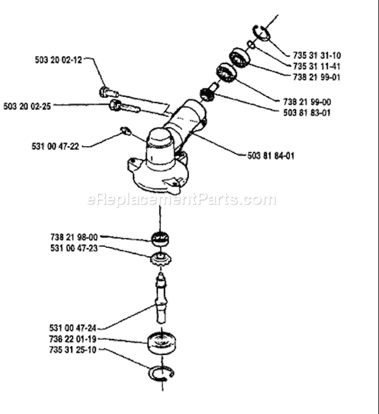 Page B Diagram and Parts List for 225LD 225 LD 1995-03 Husqvarna Edger