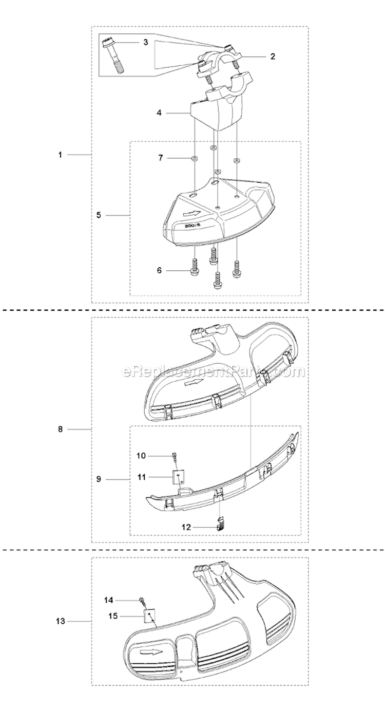 Accessories 1 Diagram and Parts List for 241R 2010-11 Husqvarna Brush Cutter