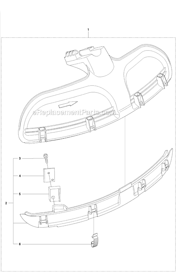 Accessories 2 Diagram and Parts List for 243RJ 2012-03 Husqvarna Brush Cutter
