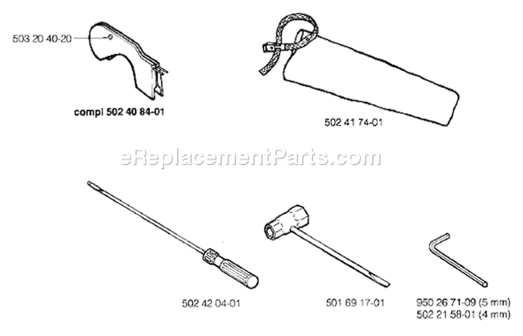 Page A Diagram and Parts List for 250PS 250 PS 1996-02 Husqvarna Pole Saw