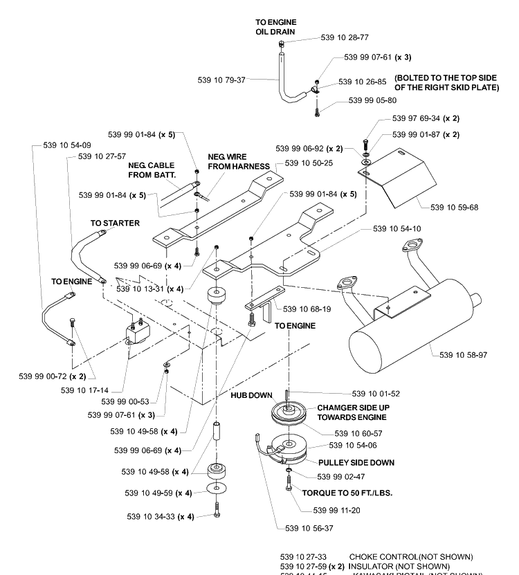 Kawasaki Engine Assembly Diagram and Parts List for LZ5227TXPKOA (968999309)(2006-02) Husqvarna Lawn Mower