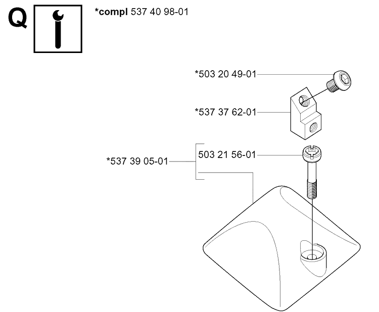 Service Updates Diagram and Parts List for 334T 20051000001-20060100000 Husqvarna Chainsaw