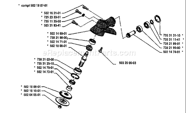 Page C Diagram and Parts List for 22RL 22 RL 1988-01 Husqvarna Trimmer