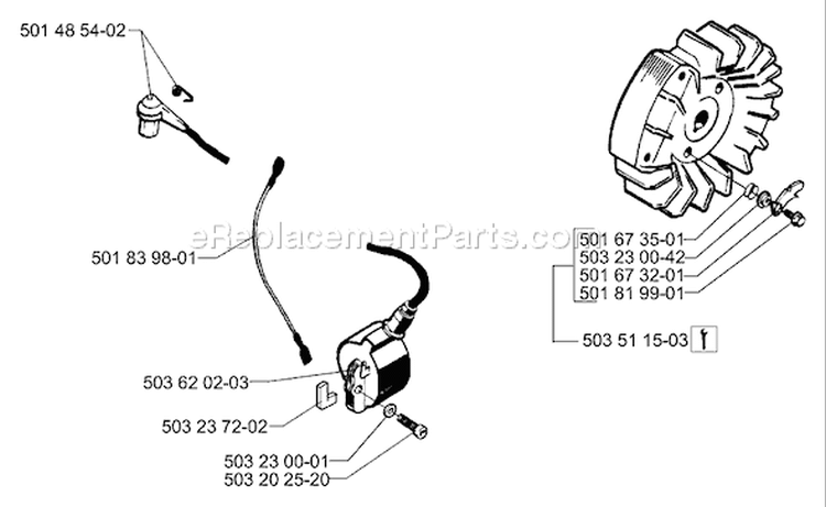 Page I Diagram and Parts List for 268 1997-01 Husqvarna Chainsaw