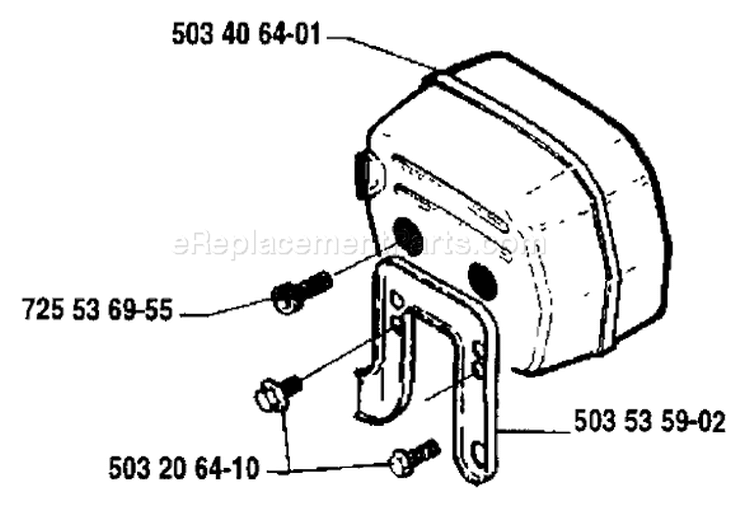 Page I Diagram and Parts List for 268K 268 K 1989-01 Husqvarna Concrete Saw