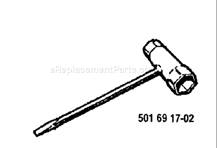 Page M Diagram and Parts List for 268K 268 K 1991-04 Husqvarna Concrete Saw