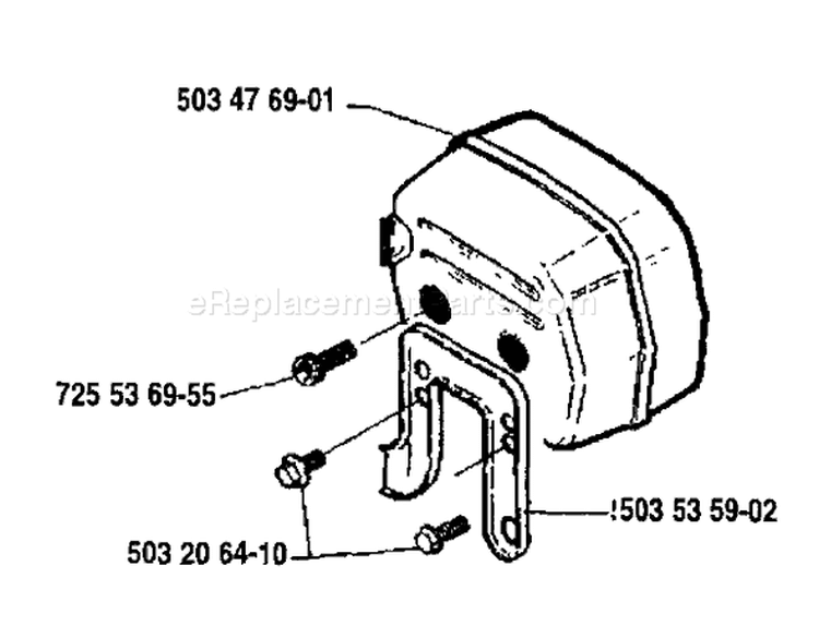 Page I Diagram and Parts List for 268K 268 K 1991-04 Husqvarna Concrete Saw