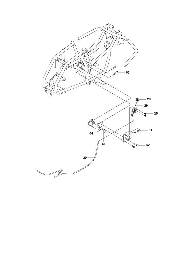 Controls 3 Diagram and Parts List for R111B (965996885)(2010-07) Husqvarna Lawn Mower