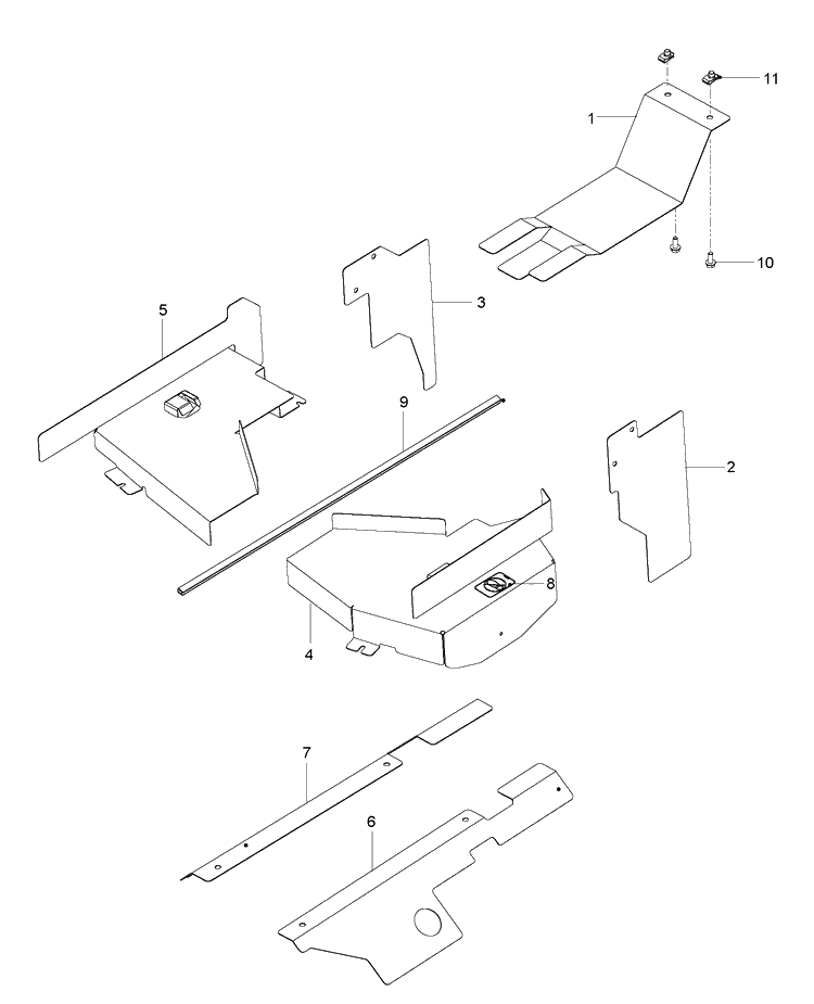 Repair Parts Diagram and Parts List for 577966501 2011-04 Husqvarna Lawn Tractor Accessories