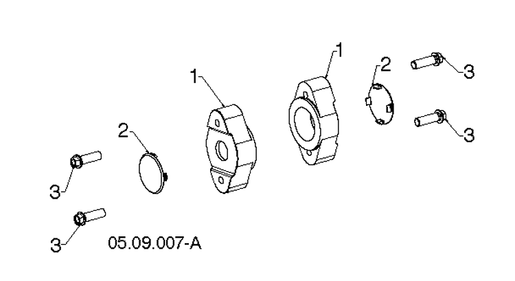 Auger Housing And Impeller 2 Diagram and Parts List for ST224 (96193009606)(2019-03) Husqvarna Snow Blower