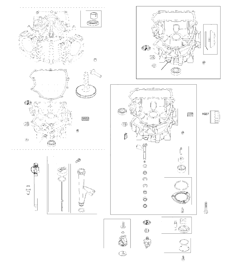 Oil Pump Diagram and Parts List for 4067770177B1 2017-01 Husqvarna Engine