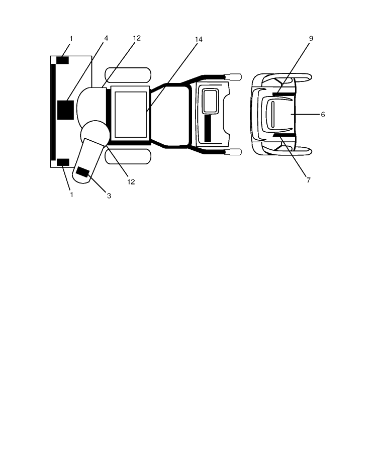 Decals Diagram and Parts List for 5524ST 2009-08 Husqvarna Snow Blower