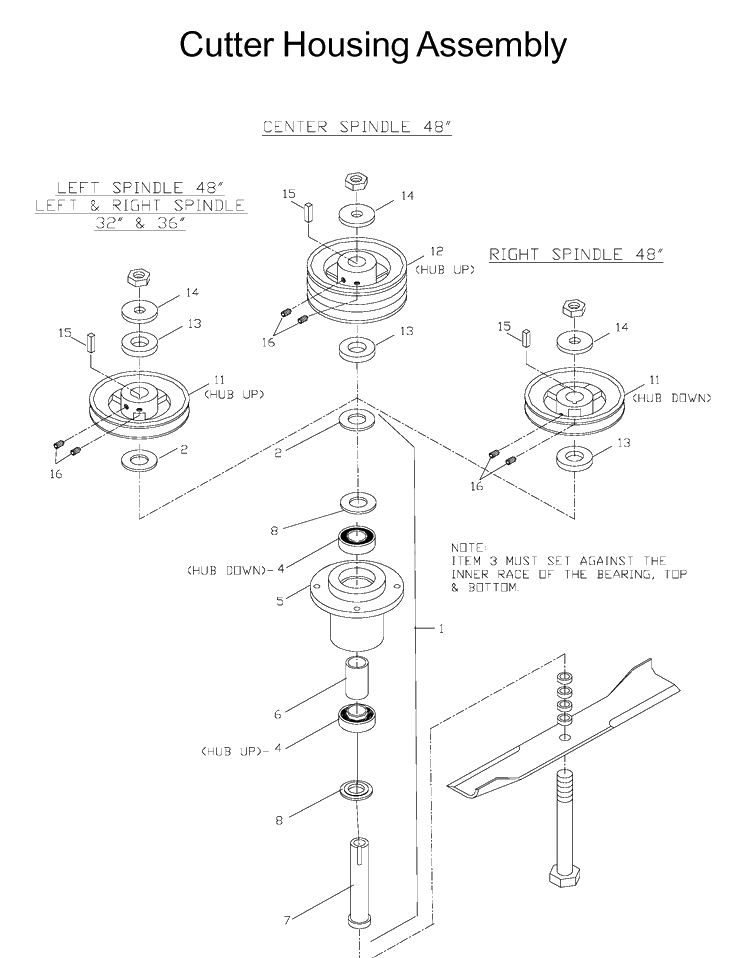 Housing Diagram and Parts List for WG3613P (968999116)(2005-11) Husqvarna Lawn Mower