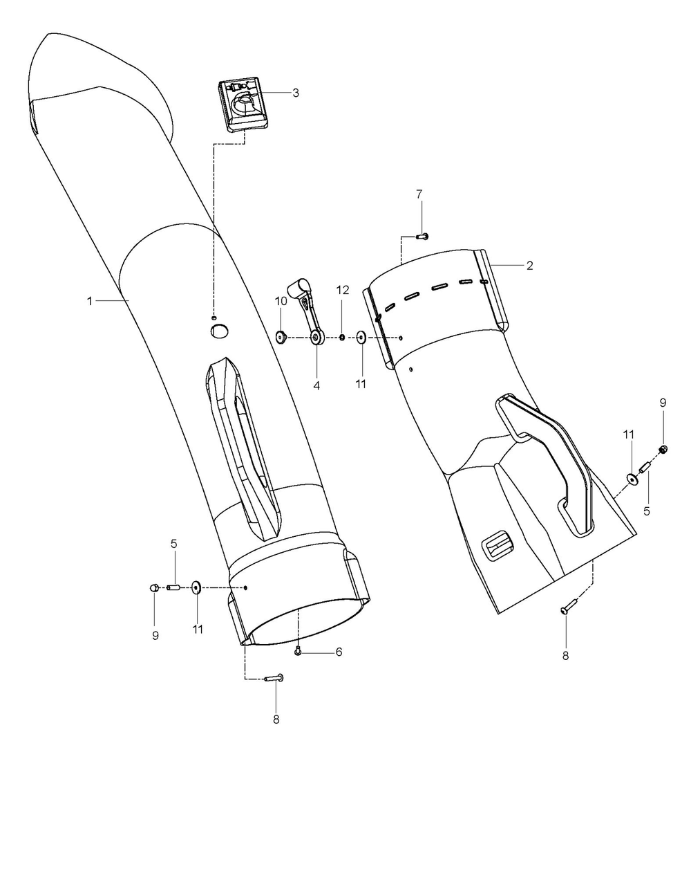 Attachments Diagram and Parts List for Z248  Husqvarna Lawn Tractor Accessories