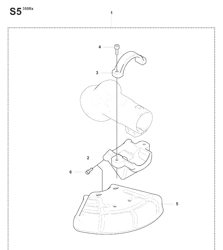 Accessories 5 Diagram and Parts List for 355FXT 20073100001-20082700000 Husqvarna Brush Cutter