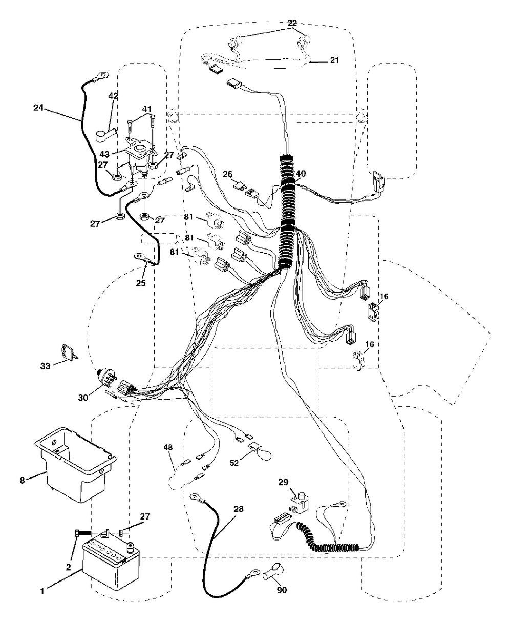 Electrical Diagram and Parts List for LT1538 (954569776-A)(2002-11) Husqvarna Lawn Tractor