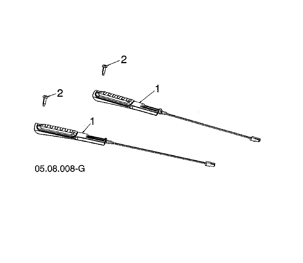 Heated grip Diagram and Parts List for 96193009605  Husqvarna Snow Blower