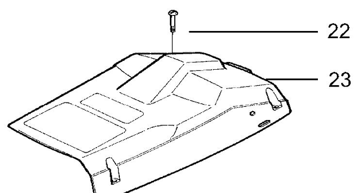 Top Cover Diagram and Parts List for 136LE 2001-06 Husqvarna Chainsaw